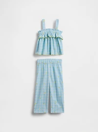 Baby & Toddler Lemon Gingham Outfit Set