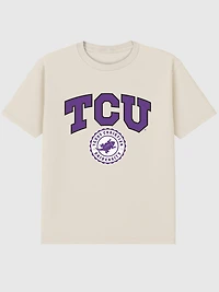 TCU Texas Christian University Collegiate Seal Dark Graphic T-Shirt