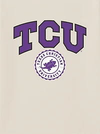 TCU Texas Christian University Collegiate Seal Dark Graphic T-Shirt