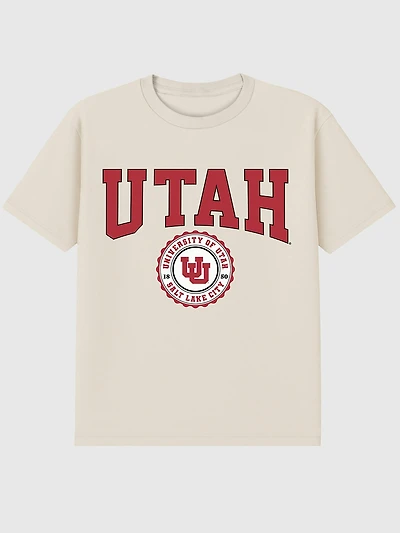 University of Utah Collegiate Seal Dark Graphic T-Shirt