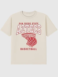 San Diego State University Basketball Hoop Graphic T-Shirt