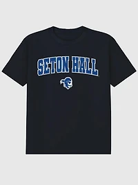 Seton Hall University Arch Logo Black Graphic T-Shirt