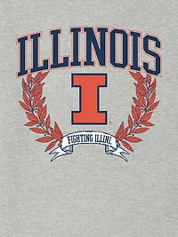 University of Illinois Laurels Dark Graphic T-Shirt