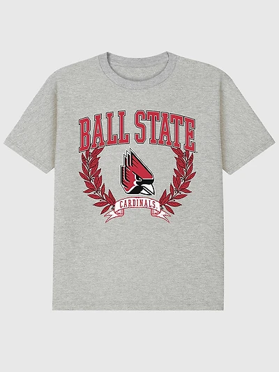 Ball State University Laurels Dark Graphic T-Shirt