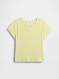 Kids Variegated Rib Fitted T-Shirt