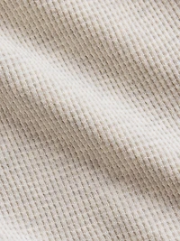 Kids Waffle Relaxed Easy Wide-Leg Pants