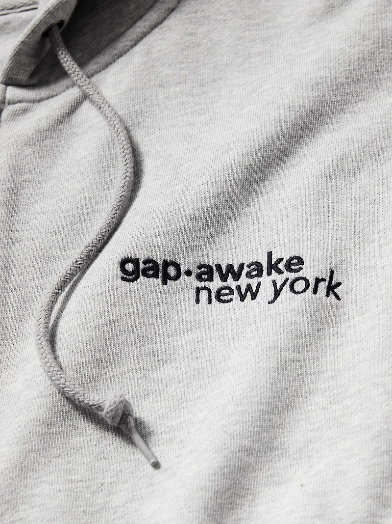 Gap × Awake NY Heavyweight Oversized Logo Zip Hoodie