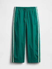Organic Cotton Poplin Relaxed Easy Stripe Pants