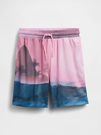 Kids GapFit 6" Recycled Mesh Easy Shorts