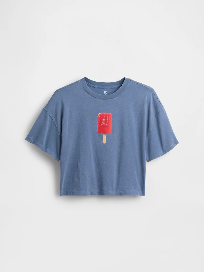Kids Oversized Graphic T-Shirt