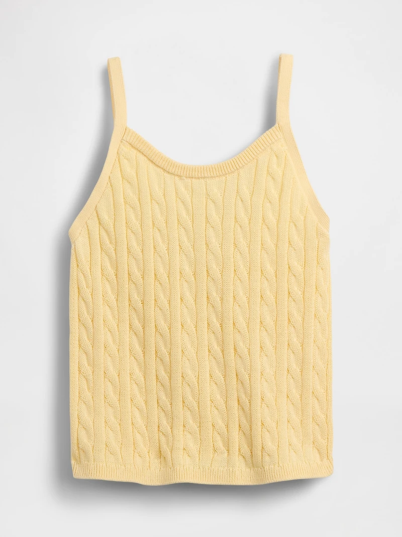 Kids Cable-Knit Sweater Cami