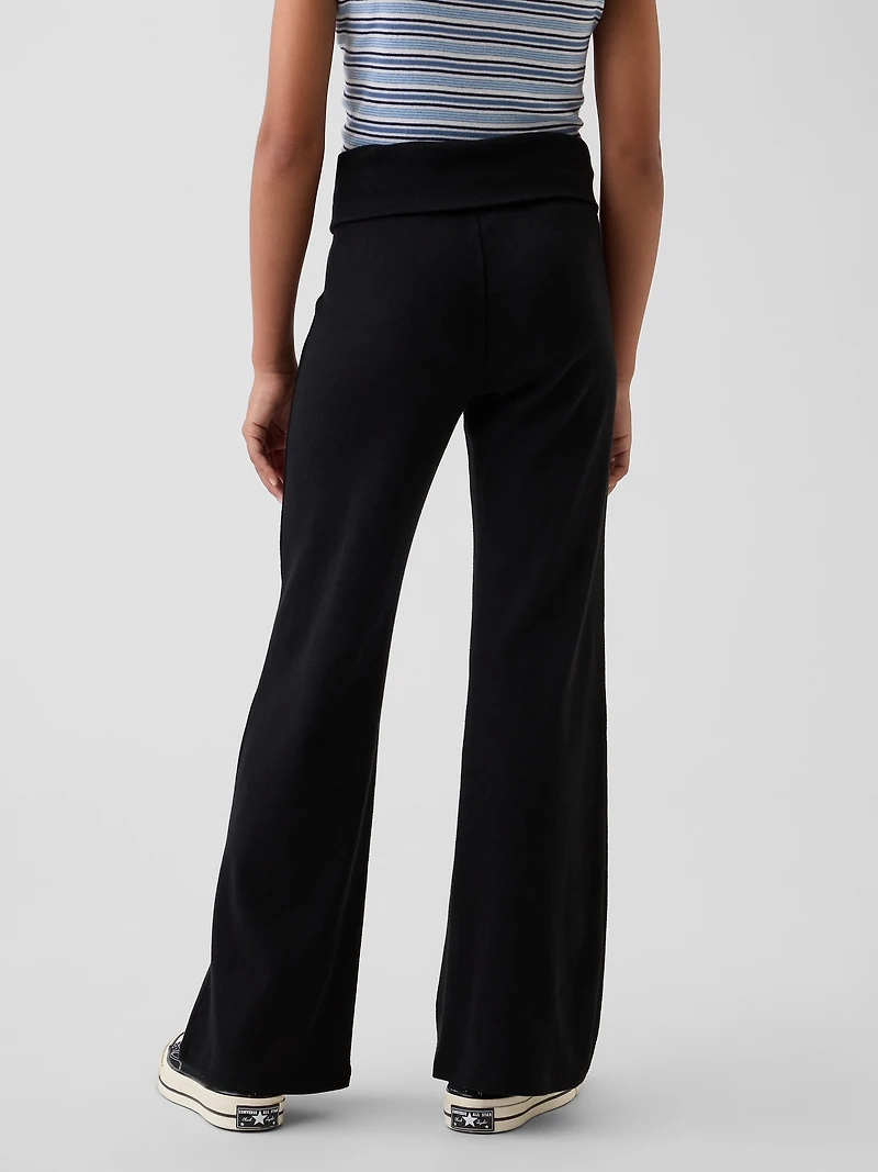 Kids Foldover Flare Leggings