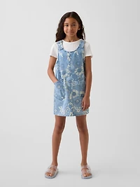 Kids Floral Denim Skirtall