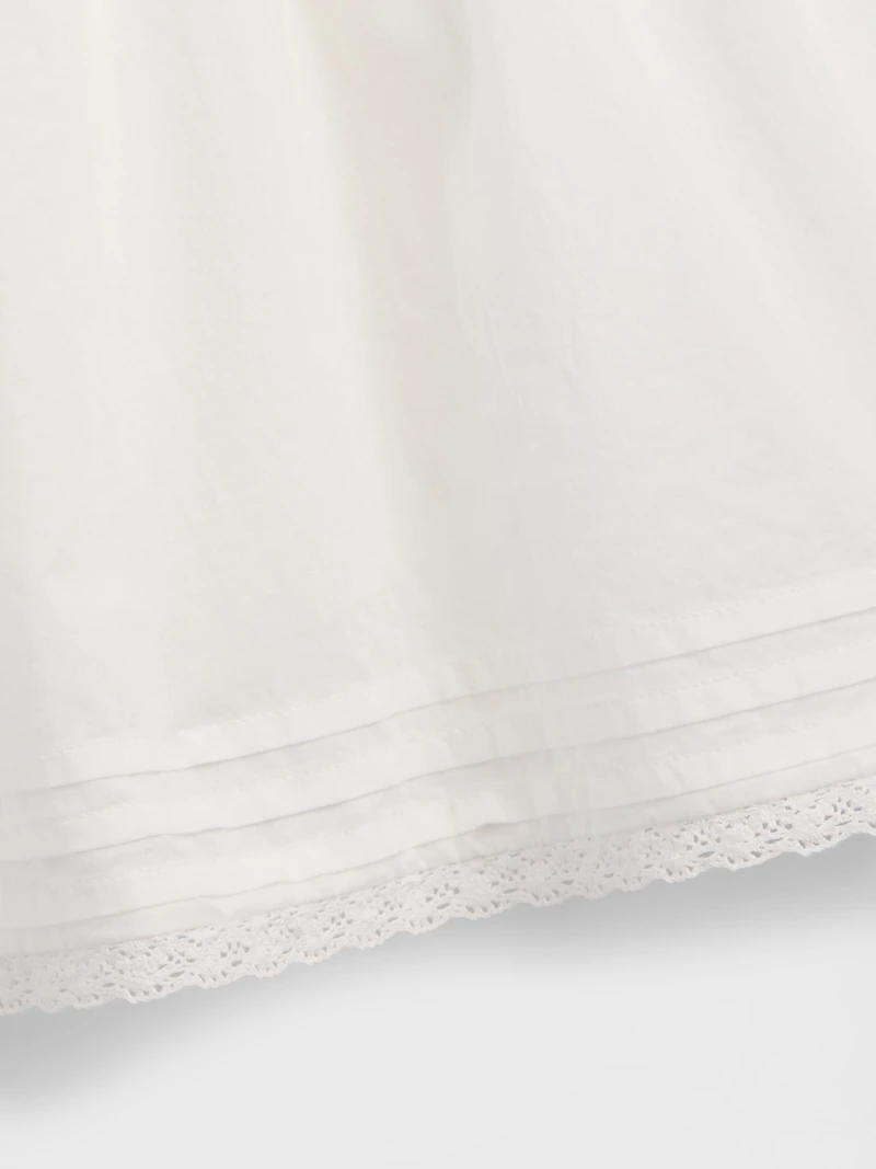 Kids Lace-Trim Romper