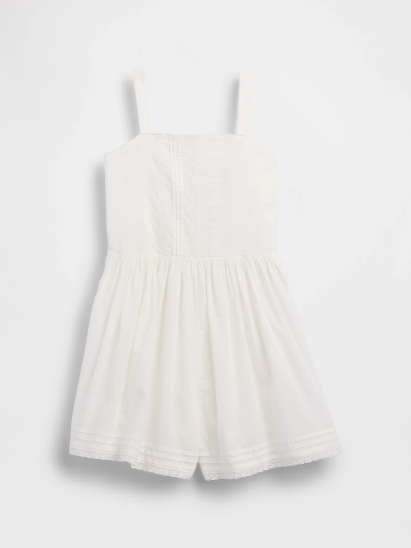 Kids Lace-Trim Romper