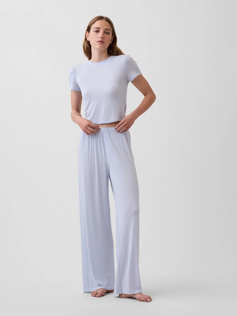 Softest UltraFine Rib Modal PJ T-Shirt