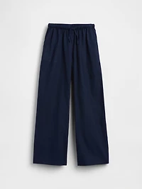 Kids Linen-Cotton Easy Wide-Leg Pants