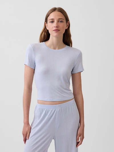 Softest UltraFine Rib Modal PJ T-Shirt
