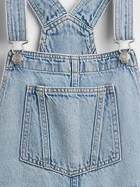 Kids Denim Loose Shortalls
