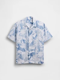 Kids Floral Textured Relaxed Vacay Shirt