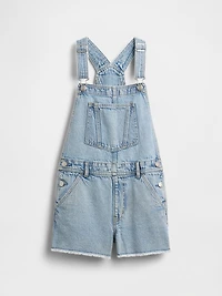 Kids Denim Loose Shortalls