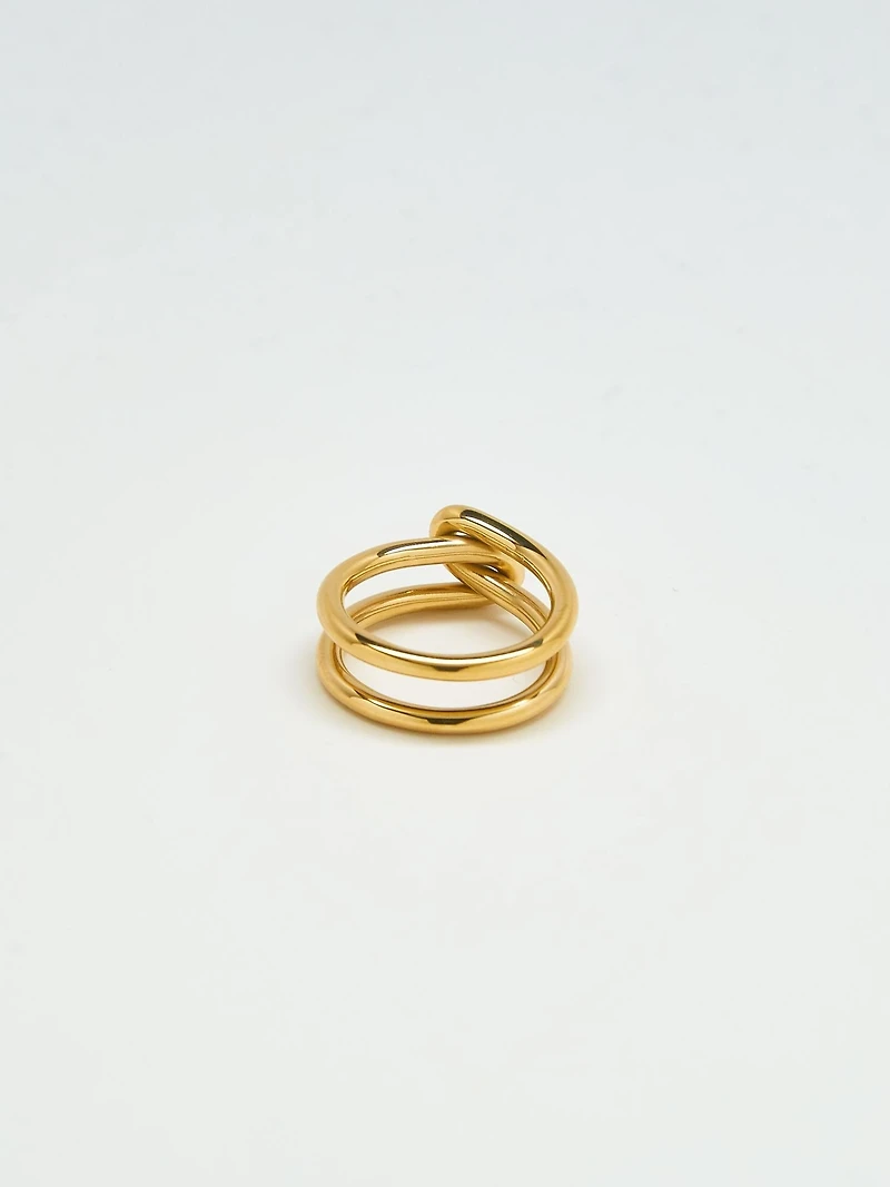 Admiral Row Gold Double Knot Ring