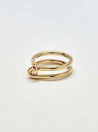 Admiral Row Gold Double Knot Ring