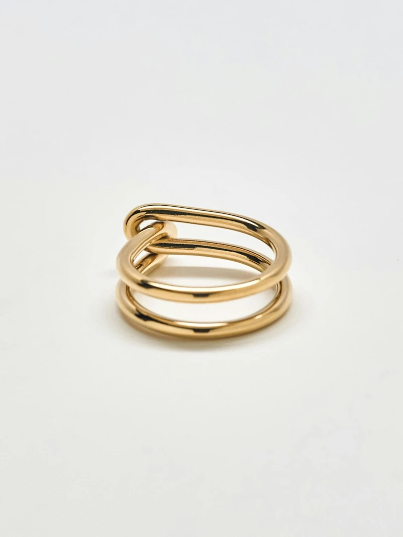 Admiral Row Gold Double Knot Ring
