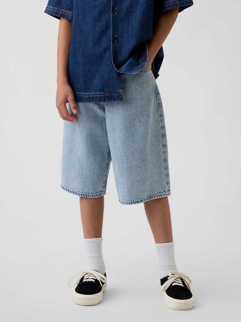 Kids UltraSoft Denim Baggy Shorts