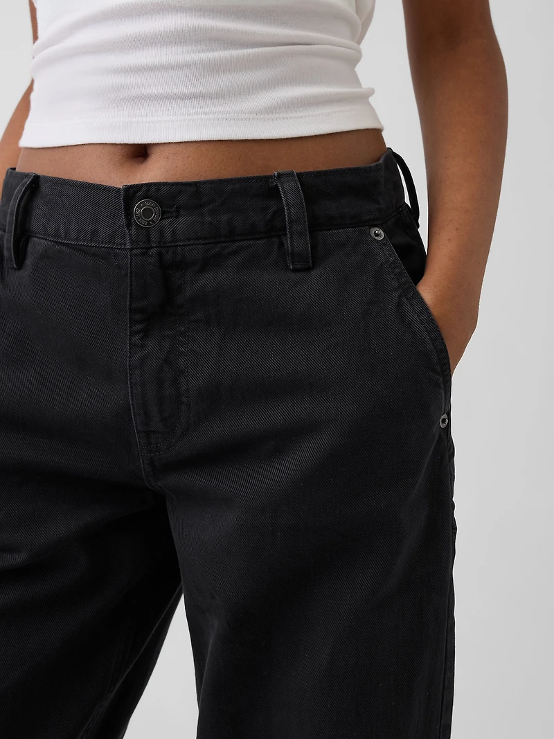 Low Rise '90s Loose Khakis