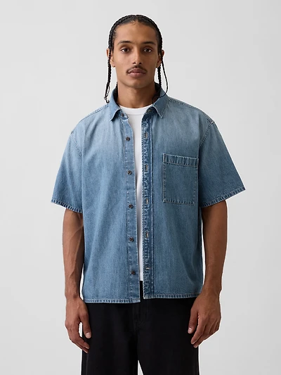 Relaxed Denim Shirt