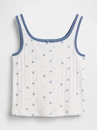Kids Pointelle Tank Top