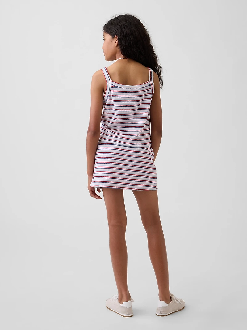 Kids Towel Terry Skort Outfit Set