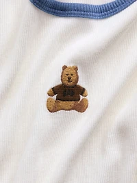 Kids Embroidered Rib T-Shirt