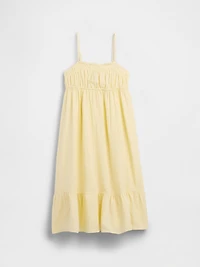 Kids Cotton Gauze Midi Dress