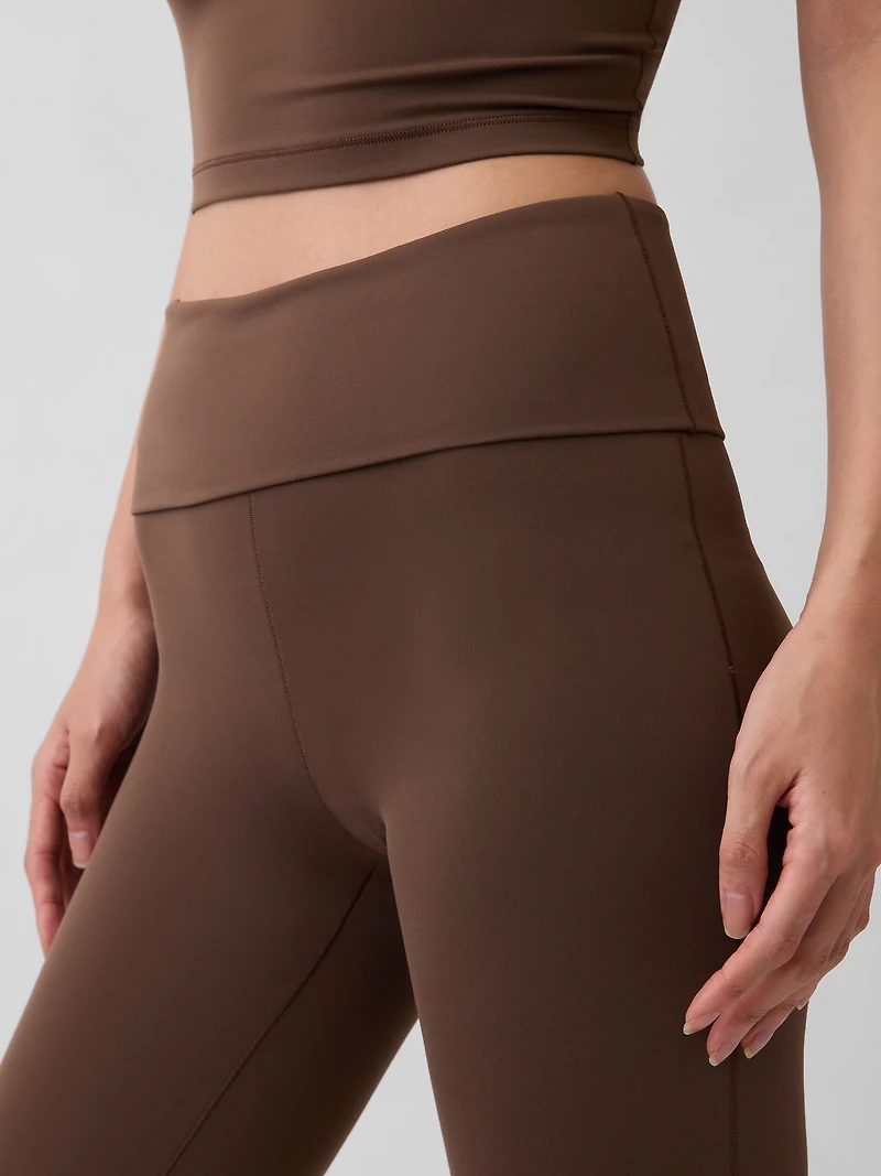 GapFit Smooth Foldover Mini Flare Leggings