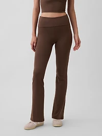 GapFit Smooth Foldover Mini Flare Leggings