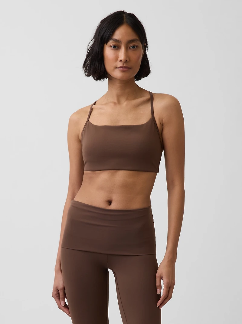 GapFit Smooth Racerback Sports Bra