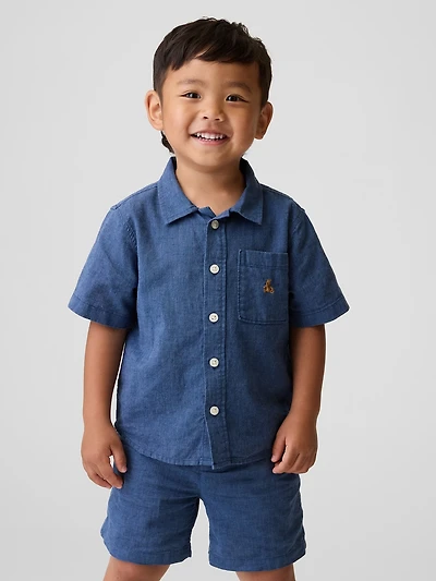 Baby & Toddler Linen-Cotton Shirt