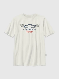 Kids General Motors Chevrolet Logo Graphic T-Shirt