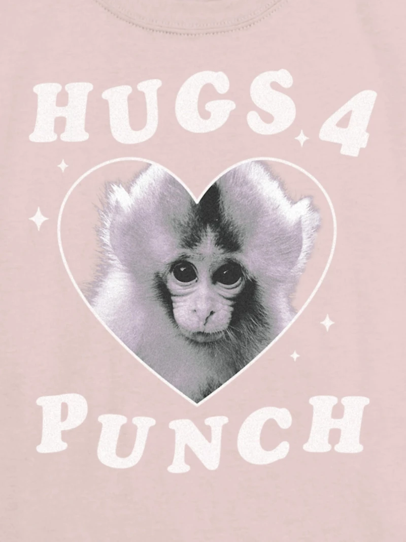 Kids Punch The Monkey Graphic T-Shirt