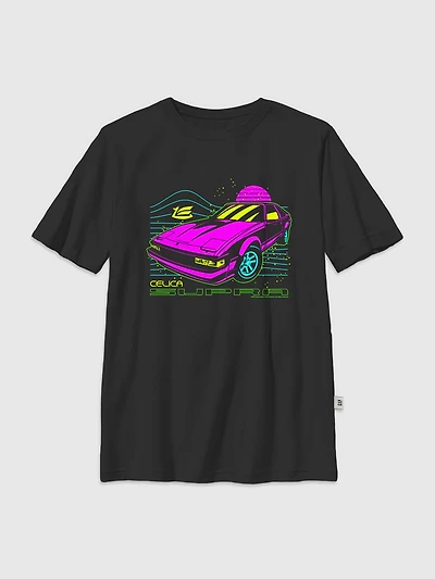 Kids Toyota Supra Neon Graphic T-Shirt