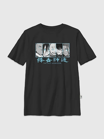 Kids Avatar the Last Airbender Panel Group Graphic T-Shirt
