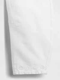 Baby & Toddler Eyelet-Hem Horseshoe Jeans