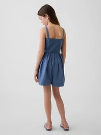 Kids Lace-Trim Romper