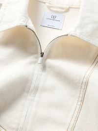 Gap × Victoria Beckham Denim Zip Shirt