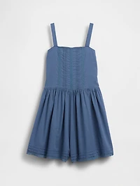 Kids Lace-Trim Romper