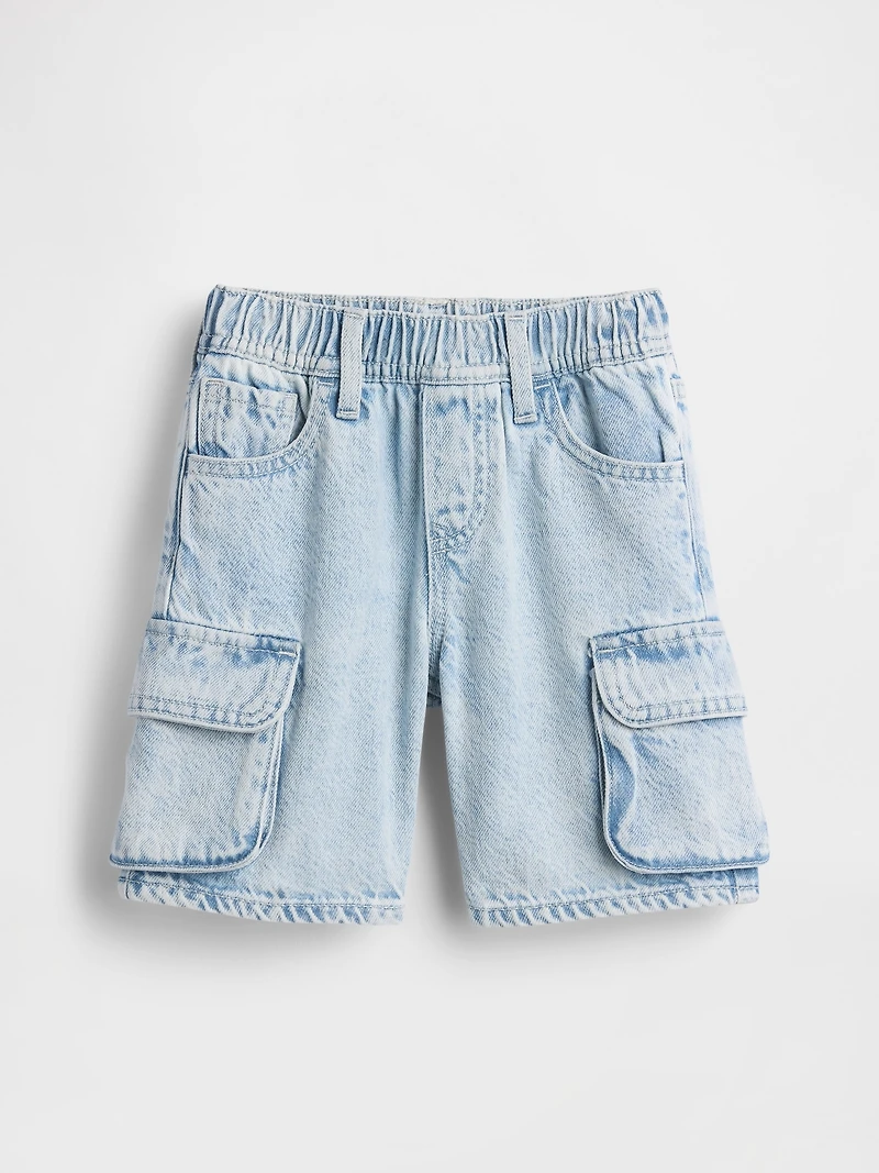 Baby & Toddler UltraSoft Denim Pull-On Cargo Shorts