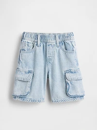 Baby & Toddler UltraSoft Denim Pull-On Cargo Shorts