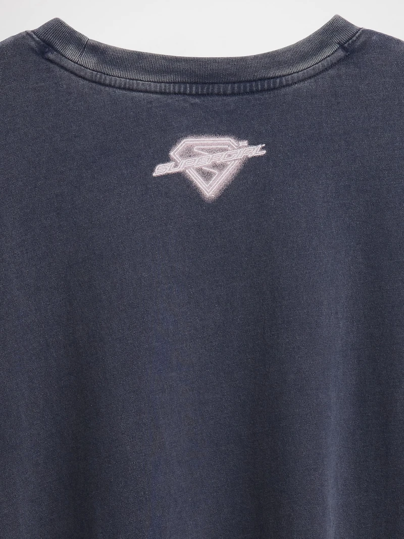 Kids Superman Oversized Tunic T-Shirt